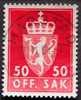 Norway 1962  Minr.88X HARSTAD (Lot H 921 ) - Oficiales