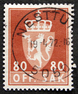 Norway 1958  Minr.81X NESTTUN  (Lot H 927 ) - Oficiales