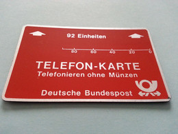 GERMANY Landis Gyr - 92 Einheiten Deutsche Bundespost CN: R3 017 965 Test USED See Scan (TA0320) - T-Series: Testkarten