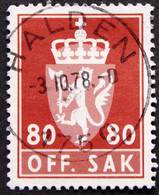 Norway 1976  Minr.103  HALDEN  (Lot H 930 ) - Service