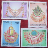 Uzbekistan  2007  Jewellery  4 V  MNH - Uzbekistan