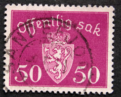 Norway 1947  Minr.58 SANDEFJORD (Lot H 943 ) - Dienstmarken