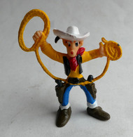 FIGURINE LUCKY LUKE COMANSI 1985 LUCKY LUKE LASSO Peint (2) - Andere & Zonder Classificatie