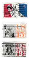 USA 1951 SERIE  SERIES AIRMAIL USED  13c-15-18c - 2a. 1941-1960 Usados