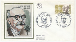 FRANCE - Enveloppe FDC Soie - 1,40 + 0,30 Pasteur Marc Boegner - EPINAL - 14 Nov 1981 - Christentum