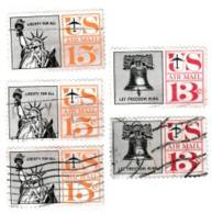 USA 1951 SERIE  SERIES AIRMAIL USED  2x13c-3x15 - 2a. 1941-1960 Oblitérés