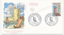 FRANCE - Env FDC - 0,25 Libération Des Prisonnières Huguenotes De La Tour De Constance - AIGUES MORTES - 31 Aout 1968 - Christentum