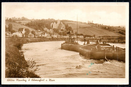 D2986 - Schlepper Schleppkahn - Schweinfurt Schloß Mainberg Mainschifffahrt - Straub & Fischer - Tugboats