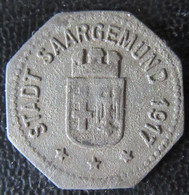 Allemagne / Stadt Saargemund (Sarreguemines) - Jeton Monétaire 10 Pfennig 1917 - Noodgeld