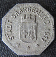 Allemagne / Stadt Saargemund (Sarreguemines) - Jeton Monétaire 10 Pfennig 1917 - Monetari/ Di Necessità