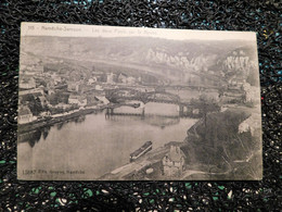 Namêche-Samson, Les Deux Ponts Sur La Meuse, 1909 (K15) - Andenne