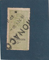 ///   MONACO  ///   Timbre Fiscal MONACO 20 Cts ?? Ou 10 Vert 1930 - Fiscaux