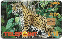 Peru - Telepoint - Jaguar U Otorongo, 10Sol, Used - Peru