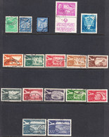 Yugoslavia 1934,1947-48,1951-52 AirMail, Cancelled, Sc# ,SG - Airmail