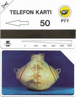 Turkey - Turk Telecom - Urmet - Etrusian Pot - 1989, 50Units, 10.000ex, Mint - Türkei