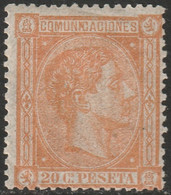 Spain 1875 Sc 215 Espana Ed 165 MH* - Nuovi