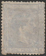 Spain 1875 Sc 218 Espana Ed 168 MNG(*) Damaged Corner - Unused Stamps