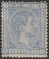 Spain 1875 Sc 221 Espana Ed 171 MH* - Unused Stamps