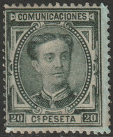 Spain 1876 Sc 224 Espana Ed 176 MH* - Nuevos