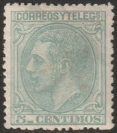 Spain 1879 Sc 243 Espana Ed 201 MH* - Ungebraucht