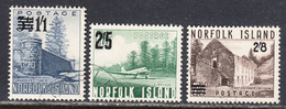 Norfolk Island 1960 Mint Mounted, Sc# 26-28 - Norfolk Eiland