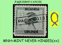 1924 ** RUANDA-URUNDI RU / MNH 053 PAQUEBOT ( Plural ) VLOORS ( X 1 Stamp ) ORIGINAL GUM - Ungebraucht