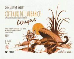 Etiquette Vin CRISSE Didier Festival BD Angers 2022 (Le  Pré Derrière L'église - Dishes