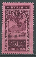 Syrie  - Taxe   - Yvert N° 33 **   - AE 19810 - Segnatasse