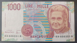 BANKNOTE ITALIA 1000 LIRE 1996 FAZIO AMICI UNCIRCULATED FDS - 1000 Liras