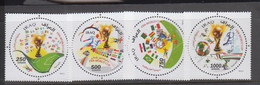 SOCCER - IRAQ - 2014 - WORLD CUP BRAZIL  SET OF 4  MINT NEVER HINGED, SG CAT £17.50 - 2014 – Brasilien