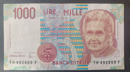 BANKNOTE ITALIA 1000 LIRE 1996 FAZIO AMICI UNCIRCULATED - 1000 Liras