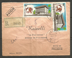 CONGO. 1972. REGISTERED AIR MAIL COVER. JACOB POSTMARK. - Briefe U. Dokumente