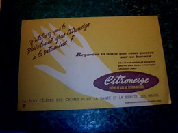 Vieux Papier Buvard  Publicitè  Citroneige Crème Pour Mains Parfumerie Neige Des Cévennes - C