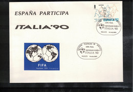 Spain 1990 World Football Cup Italy - Participation Of Spain Interesting Cover - 1990 – Italie