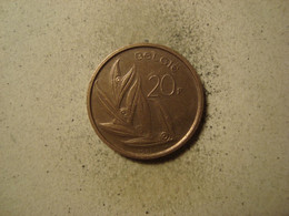 MONNAIE BELGIQUE 20 FRANCS 1981 ( En Néerlandais ) - 20 Francs