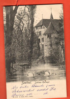 ZUD-05  Seethal Schloss Hallwyl Hallwil Bezirk Lenzburg.  Goetz 1412  Pionier, Gelaufen 1902 - Lenzburg