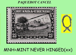 1931 ** RUANDA-URUNDI RU/MNH 094 PAQUEBOT ( Plural ) ETHNIC ( X 1 Stamp ) ORIGINAL GUM + FRAME - Ungebraucht