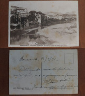 Benevento Lo Studio Fotografico Intorcia Visto Dal Ponte Sul Fiume Calore Viaggiata 1931 Anni '30 (G0H) Difetti - Benevento