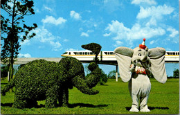 Florida Orlando Walt Disney World Dumbo Strolling Topiary Lane - Orlando