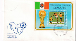 Cuba 1985 Cover; Football Fussball Soccer Calcio: FIFA World Cup Mexico 86; S/S - 1970 – Mexico