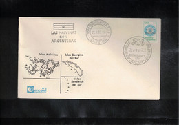 Argentina 1982 Las Malvinas Son Argentinas Interesting Cover - Storia Postale