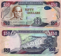 JAMAICA 50 Dollars 2020 P 94 UNC Hybrid - Jamaique