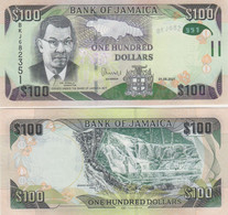 JAMAICA 100 Dollars 2021 P 95 UNC Hybrid - Giamaica