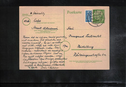 Germany / Deutschland 1955 Interessante Postkarte - Postkarten - Gebraucht