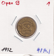 France 50 Centimes 1932 Km#894.1 - 50 Centimes