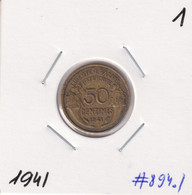 France 50 Centimes 1941 Km#894.1 - 50 Centimes