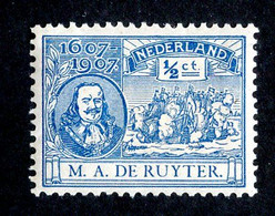 Lot 167 Netherlands 1907 YT 73 M* Catalogue 2.€ (Offers Welcome!) - Neufs