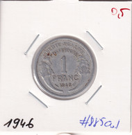 France 1 Franc 1946 Km#885.a1 - 1 Franc