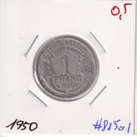 France 1 Franc 1950 Km#885.a1 - 1 Franc