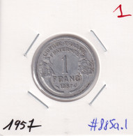 France 1 Franc 1957 Km#885.a1 - 1 Franc